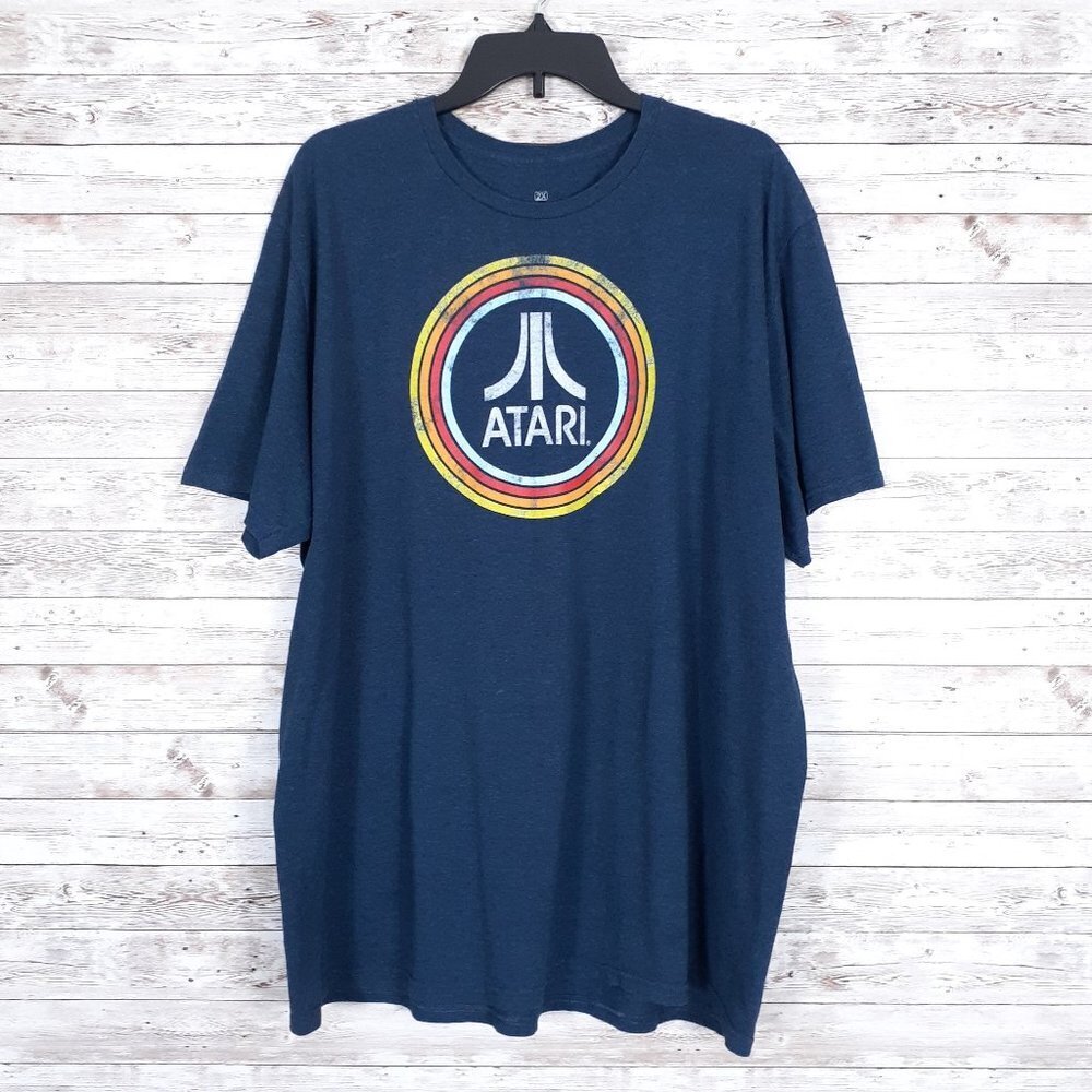 Atari Short Sleeved Tee 2X Blue 250